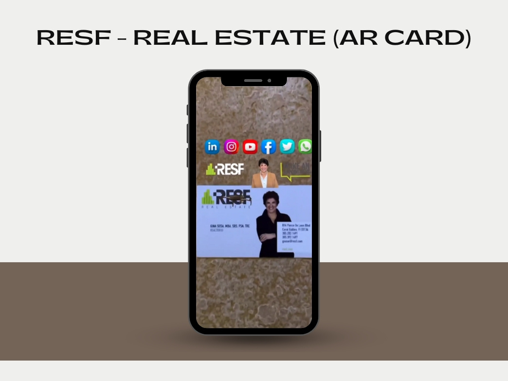 RESE - Real Estate Card animation ar augmented reality graphic design metaverse motion graphics