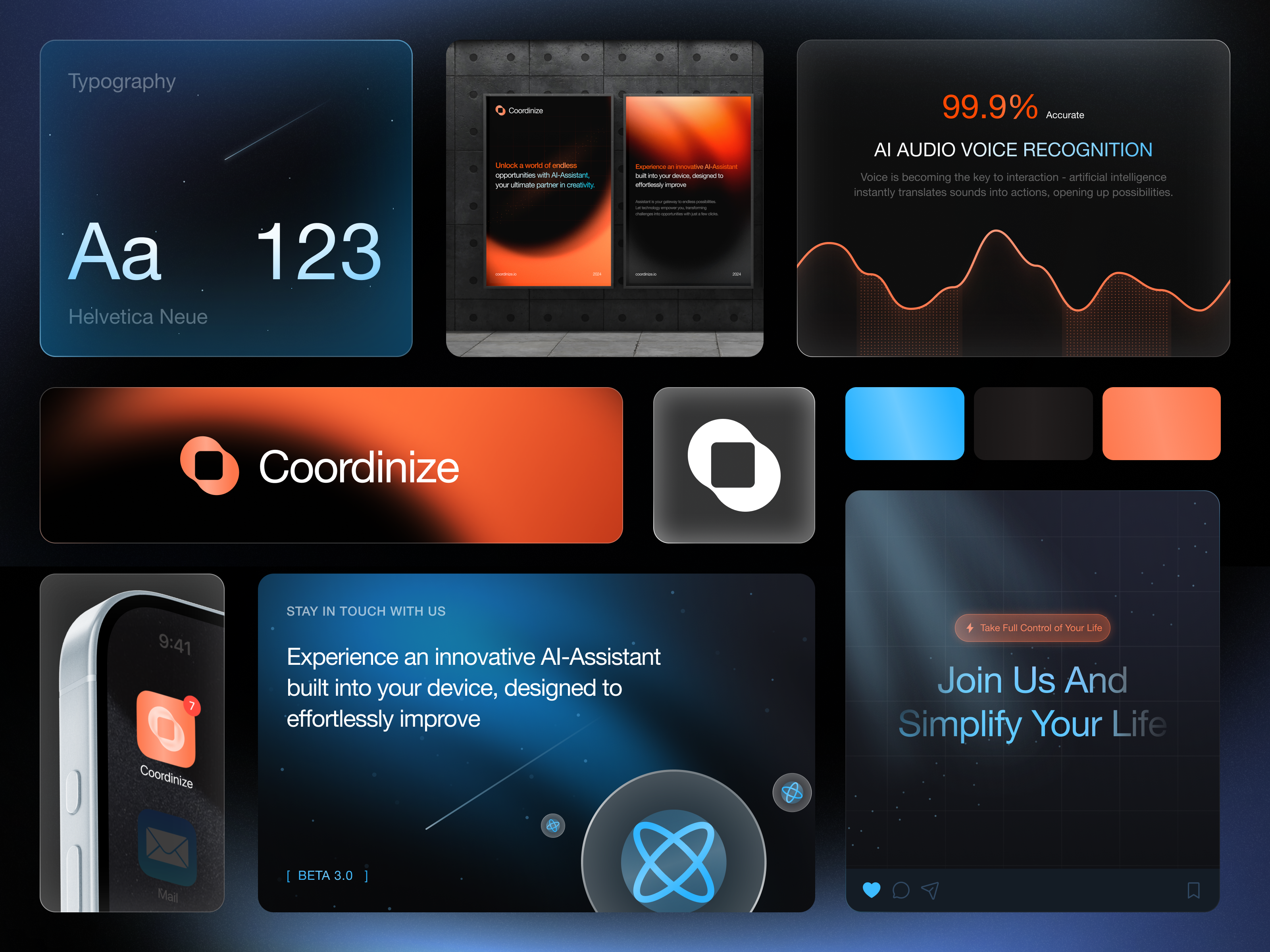Example of Coordinize - Branding for AI