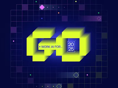 GleanGO Conference Assets ai ai company ai design branding conference design flat graphic design illustration minimal patterns ui ux work