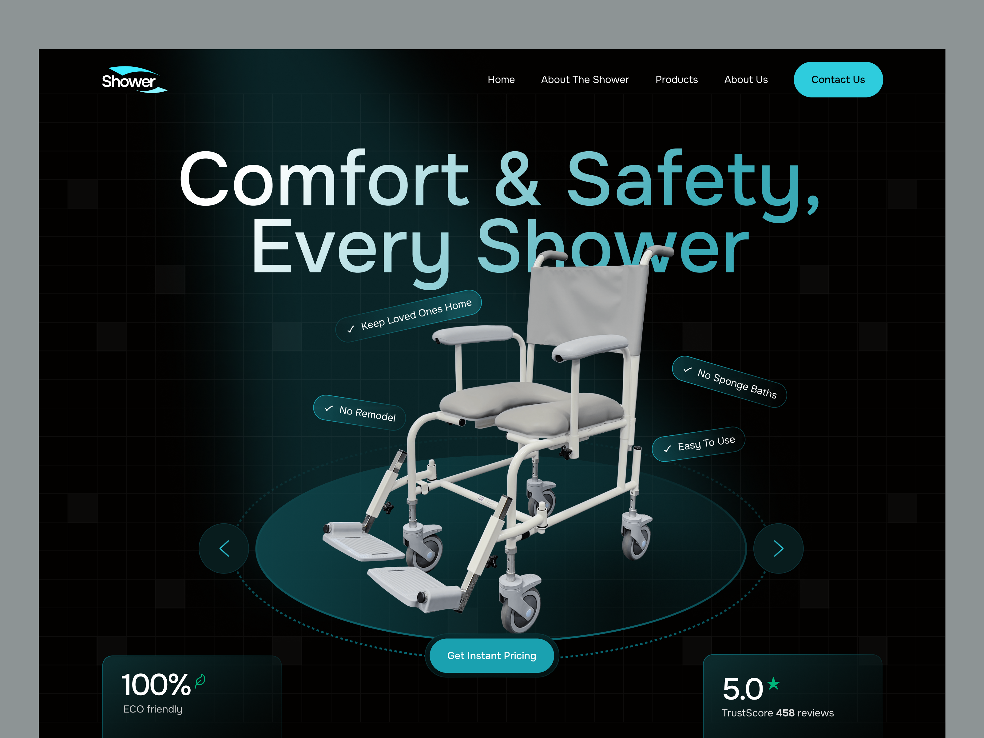 Example of Website UI Design | Website Redesign