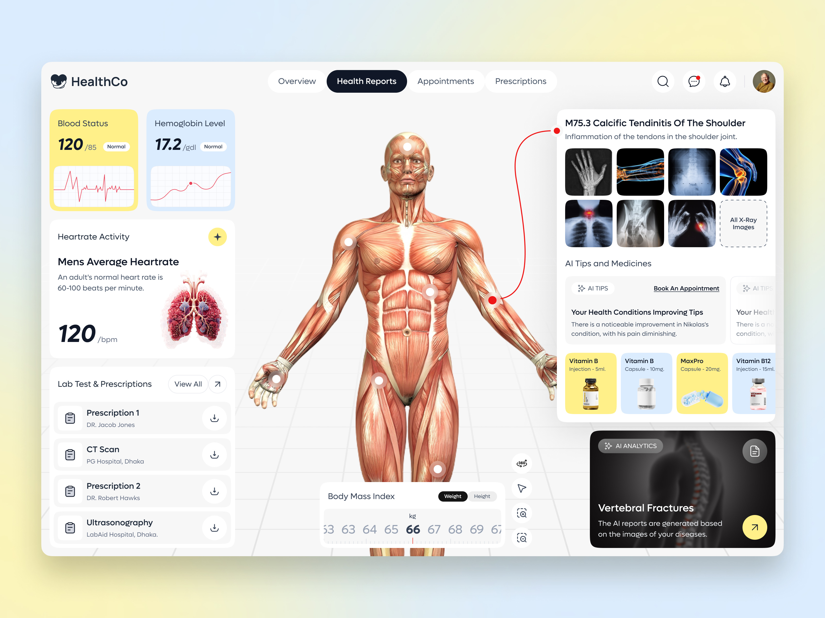 Example of Medical Website & App UI/UX Design