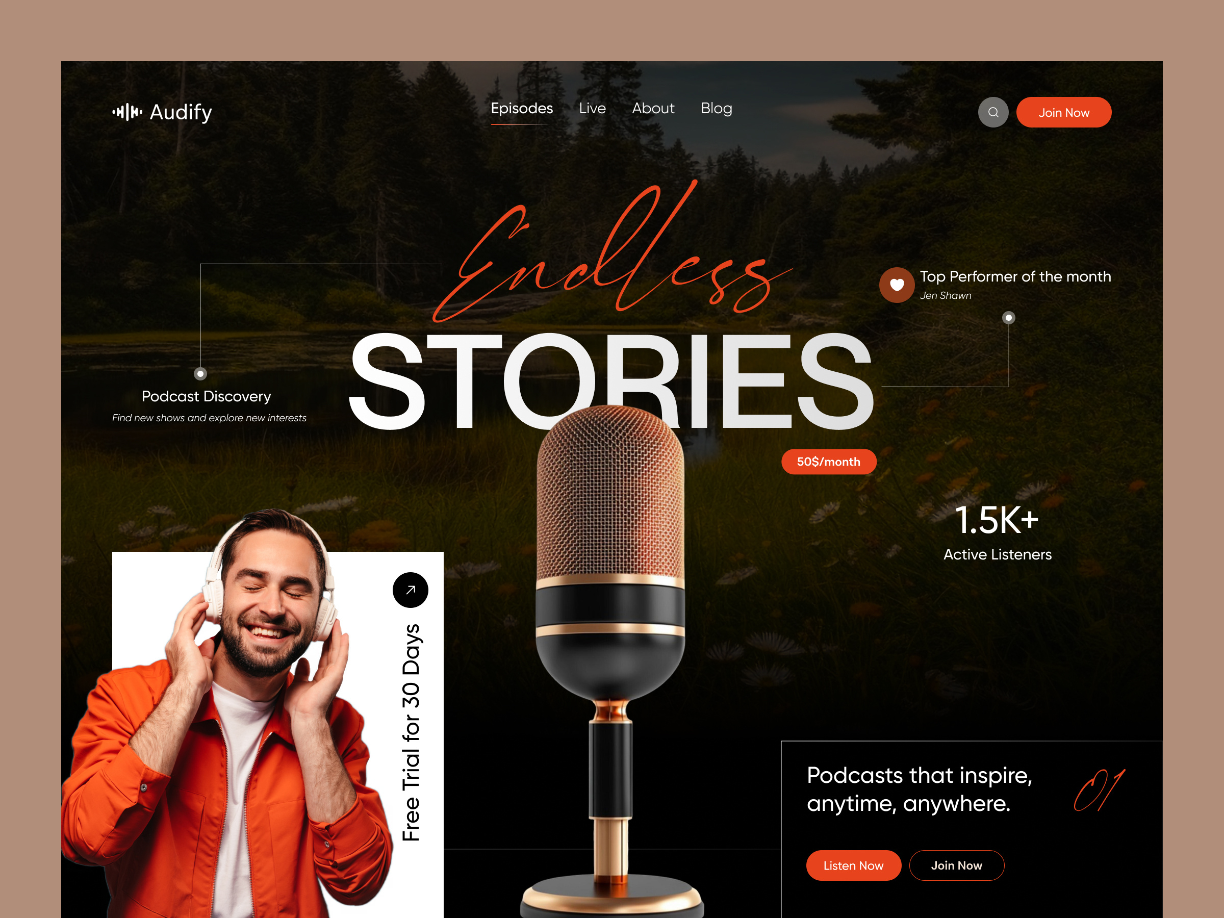 Example of Landing Page Design + Development