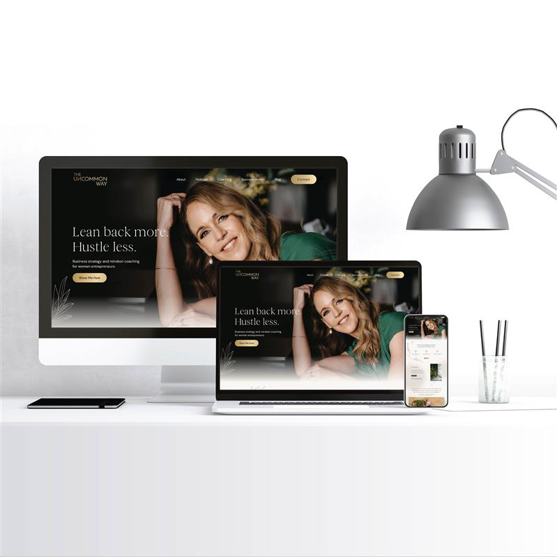 The Uncommon way website 3d beautywebsite billboard branding business logo character design design graphic design illustration logo ui website