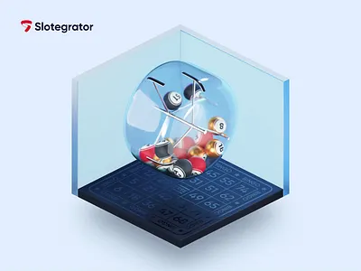 🎰 Bingo Hero Animation — Casino Web Concept 3d 3d motion 3d render 3ddesign 3dmodeling 3drender animation blender blender3d cinema4d motion motion graphics product presentation visual effects visualization