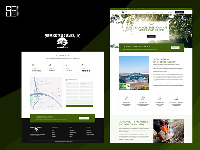 Superior Tree Service Web Design & Development branding design graphic design ui ux web design web development wordpress