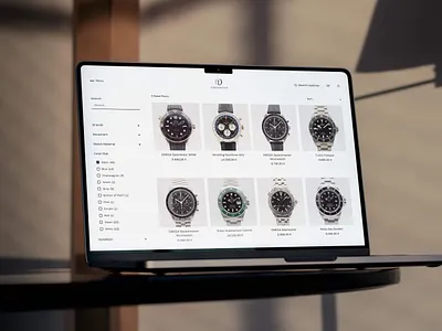 Timedriven — Web Design e commerce luxuary ui uiux watch web design