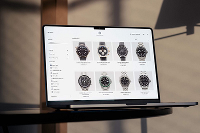 Timedriven — Web Design e commerce luxuary ui uiux watch web design