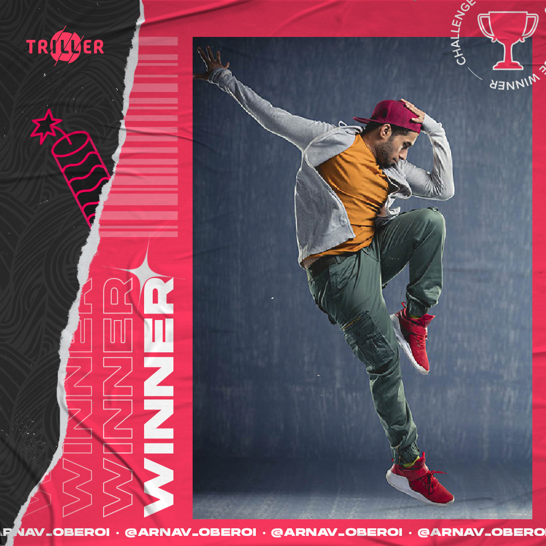 Example of Triller   Social Media Post