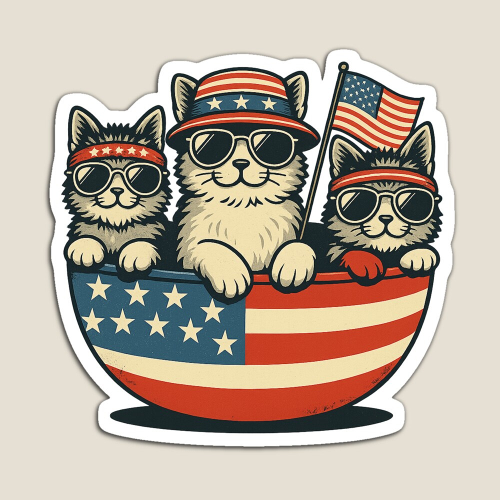USA Cat Squad Design 3d animation branding cap cat digital digital illustration graphic design hoodie illustration illustrator logo motion graphics mug photoshop stickers t shirt ui usa