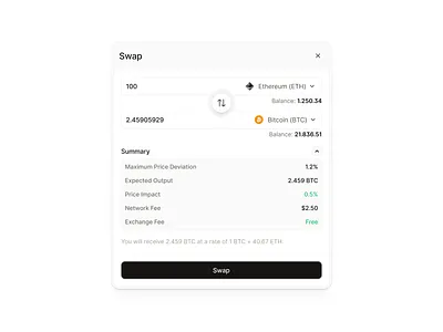 Swap card → unstoppable.wtf bitcoin card coin coin swap component exchange swap