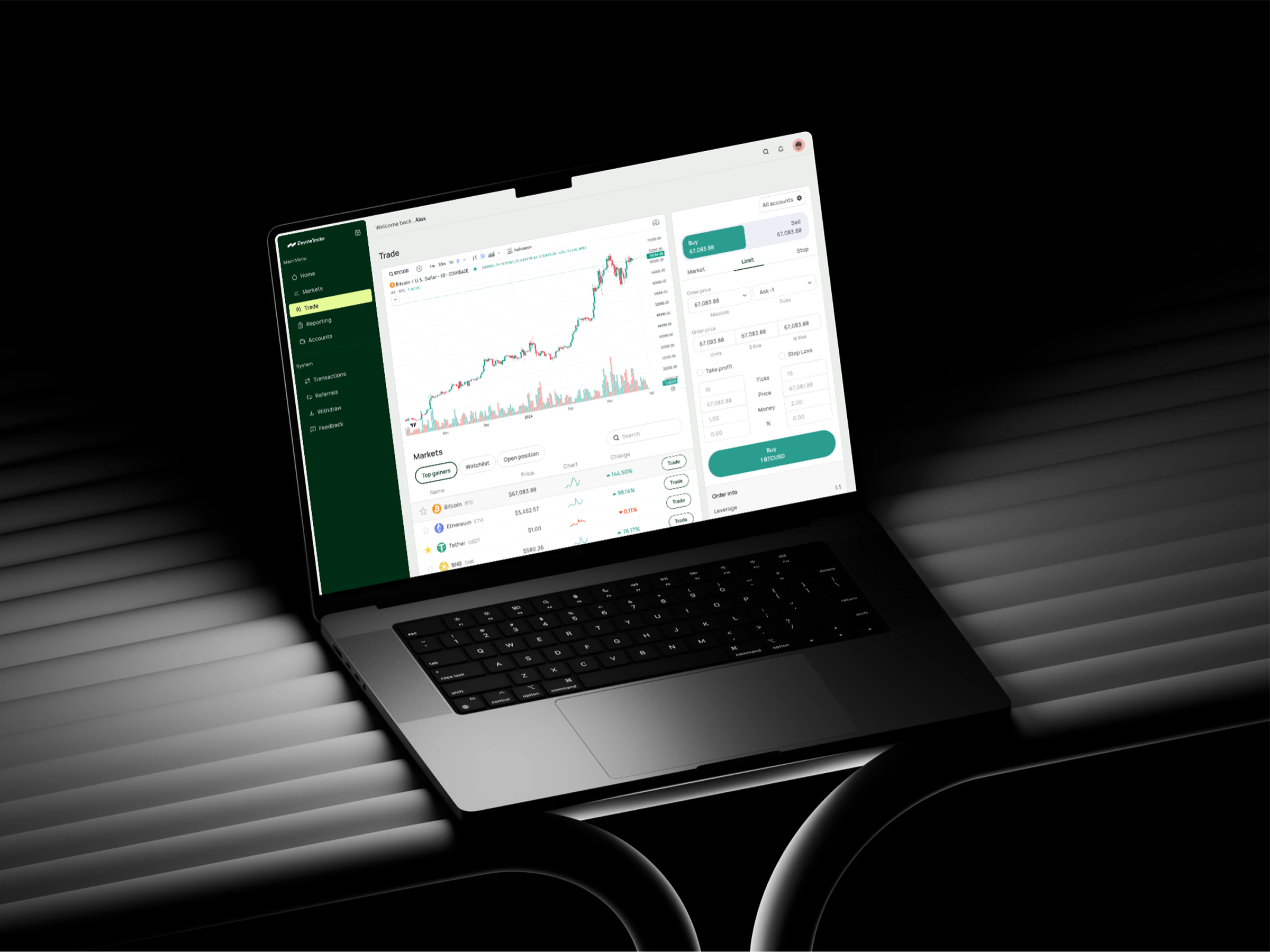 Example of Web App Design For Your Startup.