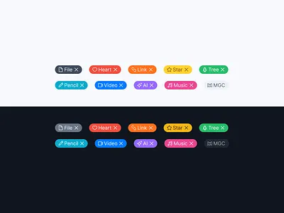 Tags badge icons keyword label mingcute tags