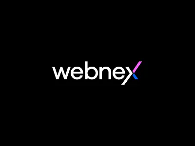 Webnex Logo branding graphic design logo tech ui website
