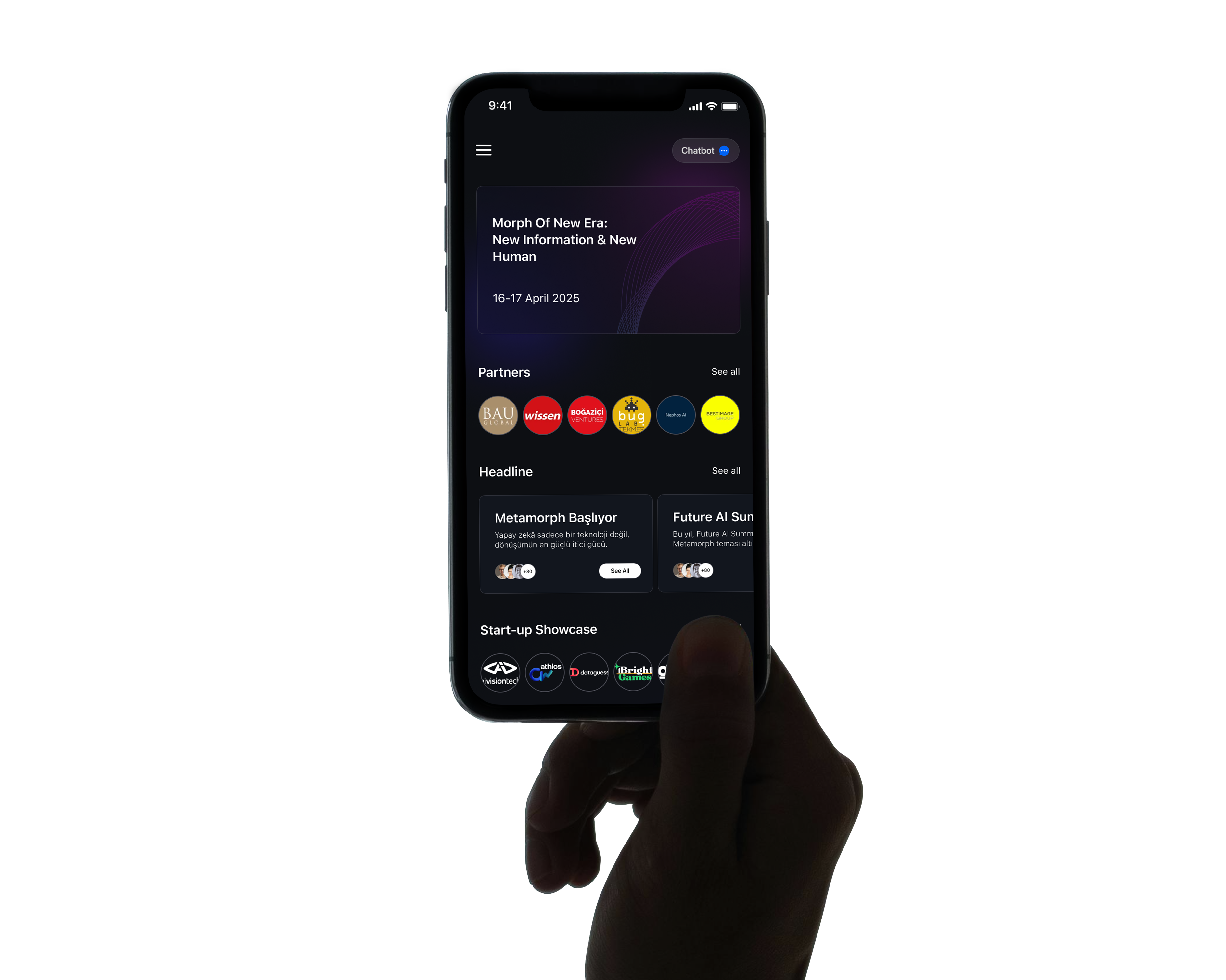 Future AI Summit ai app graphic design mobile mobile app summit ui uiux