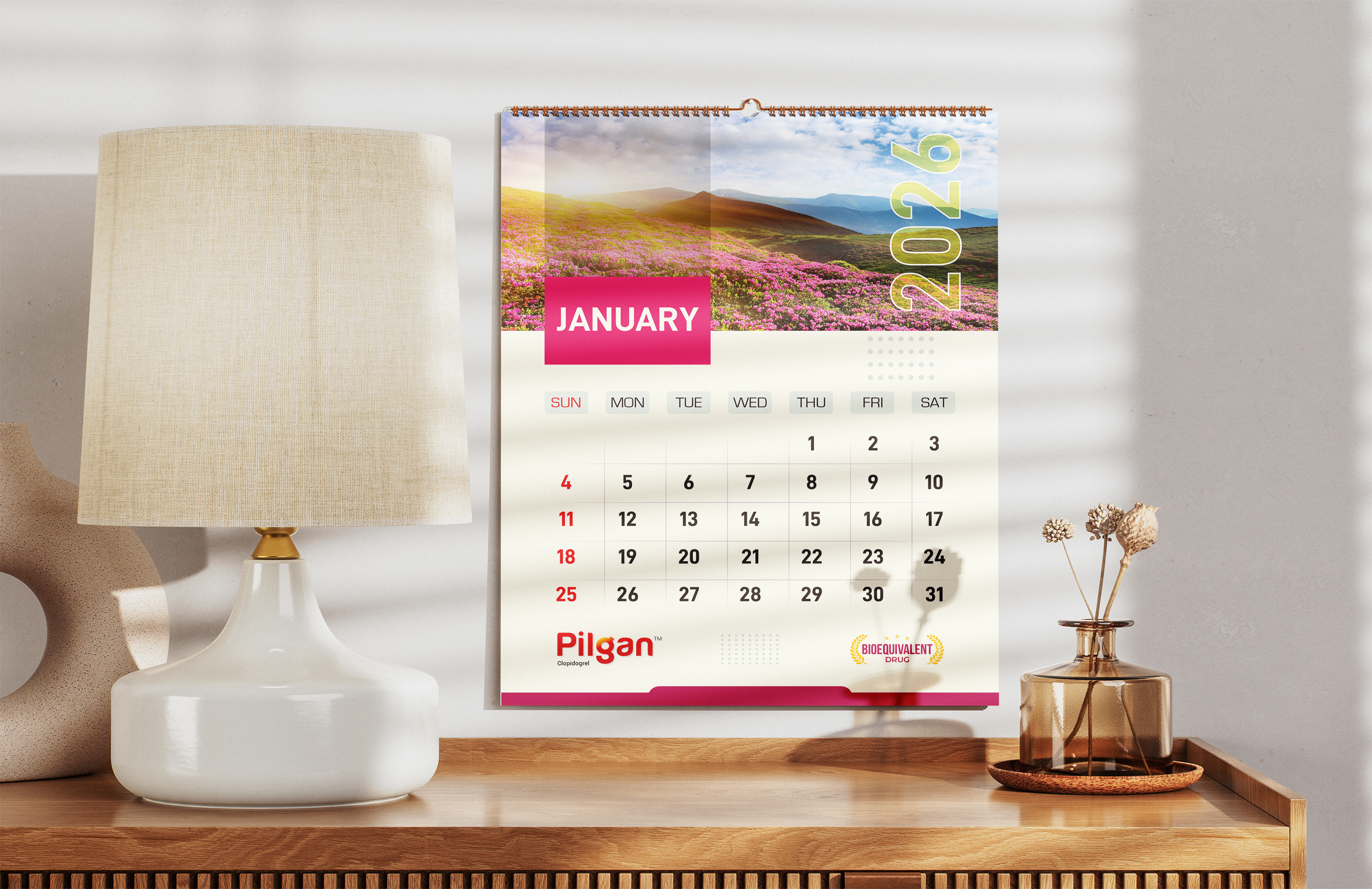 Example of Modern Calendar Design