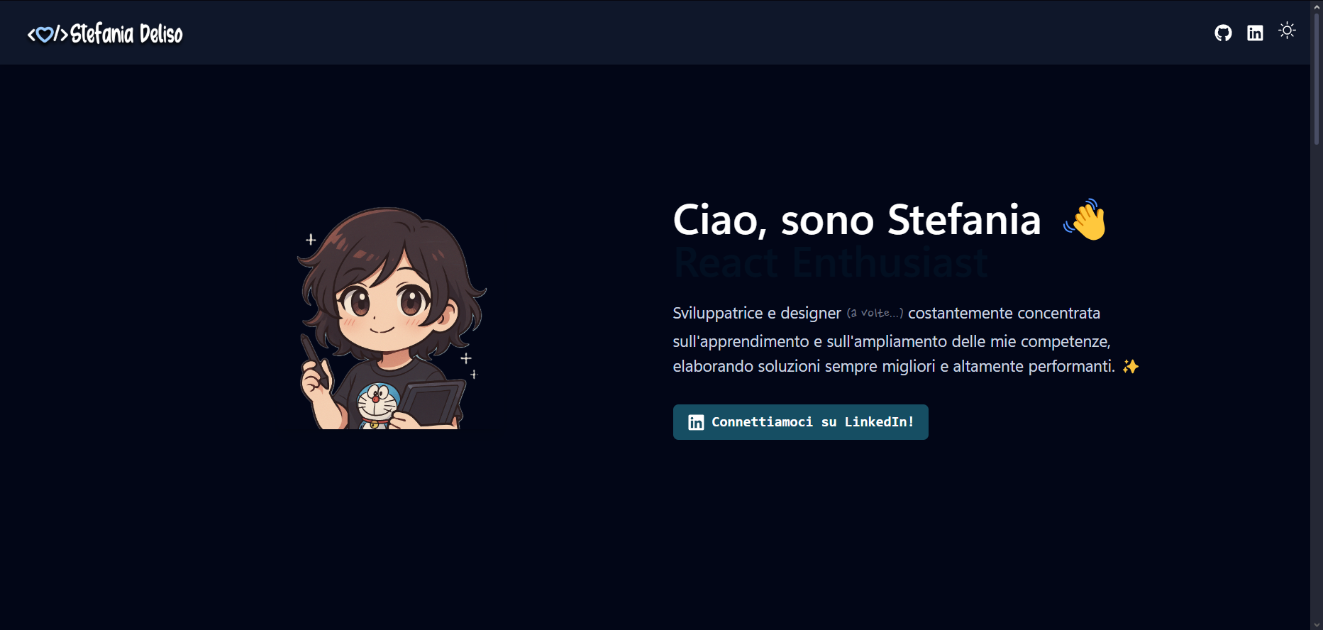 Example of New Portfolio Vite+TS+React