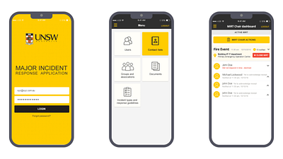 Association Contacts and Groups Mobile App 3d animation branding graphic design logo motion graphics ui