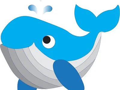 Whale Illustration cartoon drawing illustrator simple whale