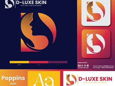 D-LUXE SKIN Logo brand design brand identity branding branding design design graphic design illustration logo motion graphics ui vector vectplus