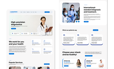 Private Medical Center — UI/UX Website Concept appointment booking system cardiology website clean layout clean medical design clinic website ui doctor appointment healthcare ui healthcare uiux homepage design hospital ui design interaction design medical center modern clinic modern ui for clinics patient friendly design responsive medical website ui user centered design website design wellness web design