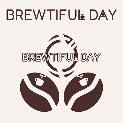 Brewtiful Day - Logo Design photopea