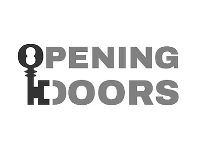 Opening Doors Event Rebrand branding college college brand design door logo event branding fundraiser branding grad logo graphic design illustration key logo logo typography vector