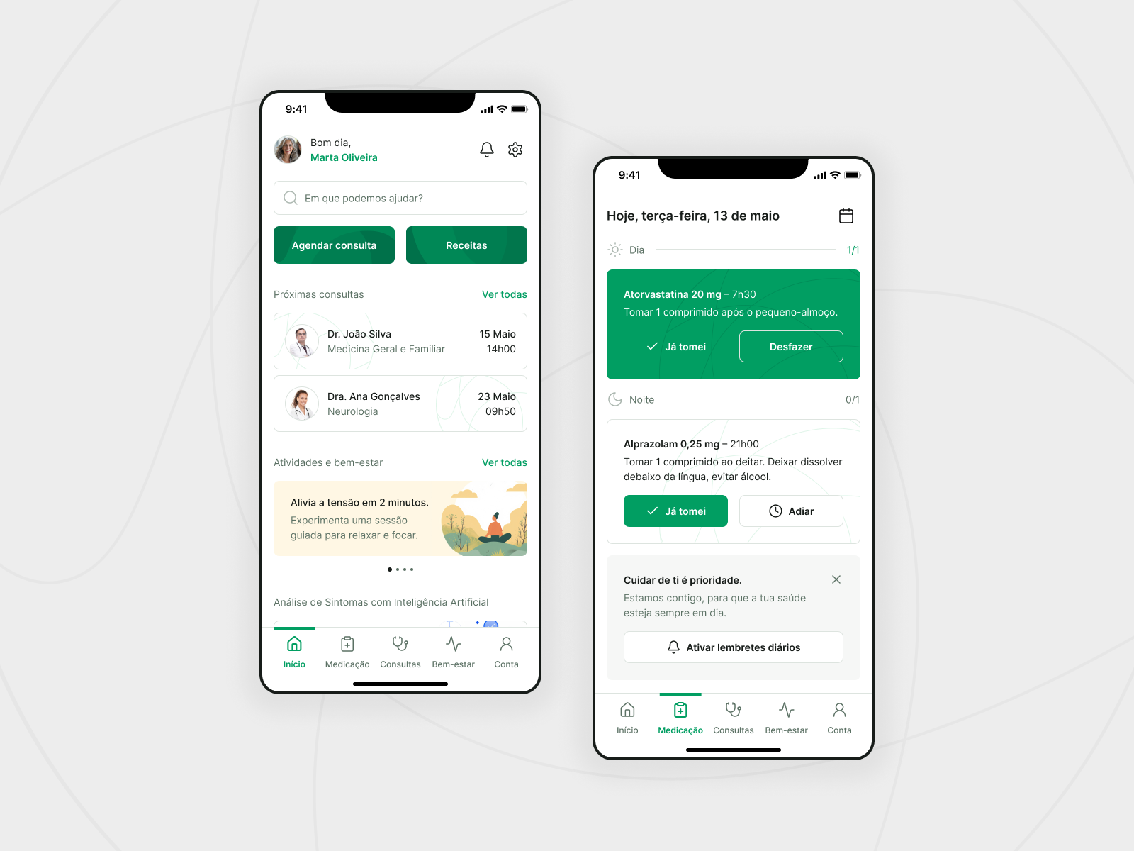 SNS 24 Concept app app design health ios medical portugal ui ux wellness