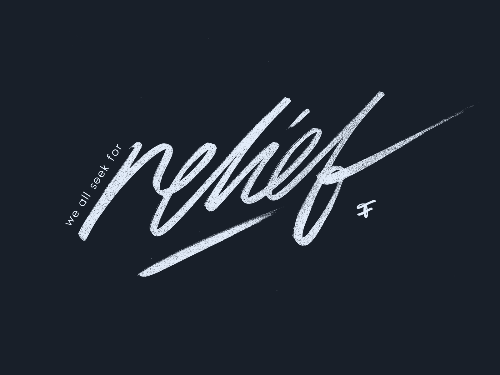 relief _ calligraphy brush brushlettering calligraphy custom expressive flow fun graphic design lettering logomaker onestroke script signature smooth texture type typography unique wordmark