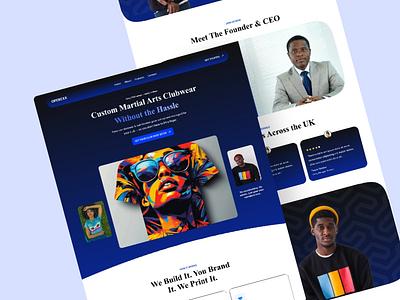 OPEREXX branding clothing design ecommerce landing page ui uiux ux website