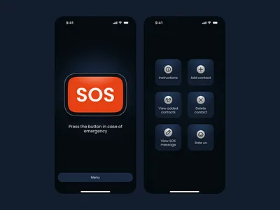 SOS app redesign ui