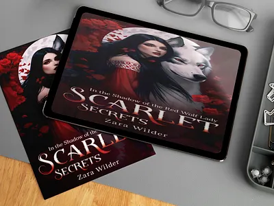 Scarlet Secrets bookmarketing coverillustration custombookcover darkfantasydesign dystopianbook epicfantasy fantasyart fantasyauthor fantasybookcover futuristicdesign indieauthor indieauthordesign kdpauthor kindlebookcover sciencefictionbooks scifibookcover selfpublishing spaceopera thrillerbookcover yabookcover