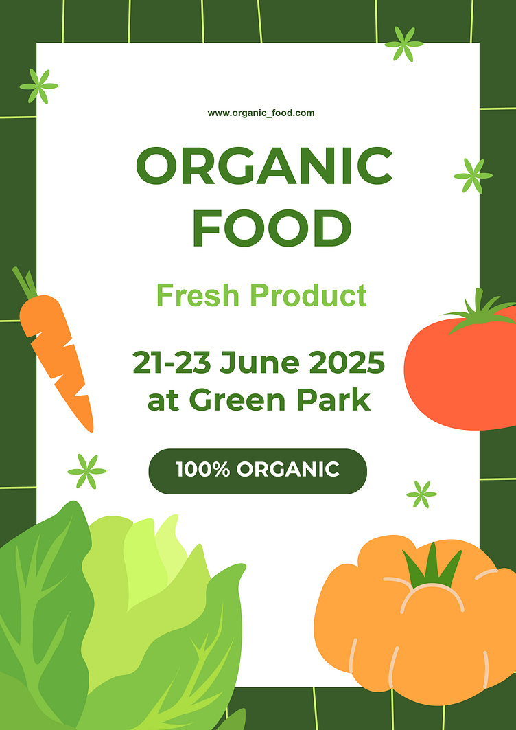 Organic Food Flyer By Elok Afidiyah On Dribbble