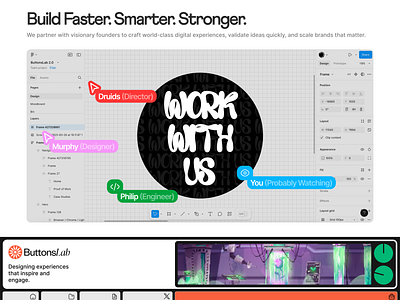 Work With Us / Footer