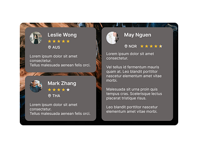 Testimonials dailyui design ui ux website
