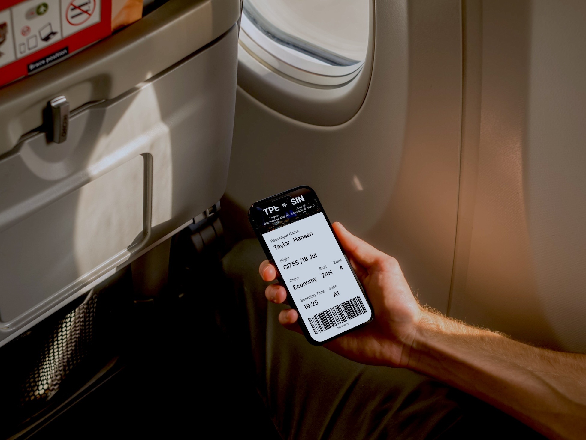 Mobile Boarding Pass: Information Hierarchy at a Glance app boardingpass dailyui design ui ux