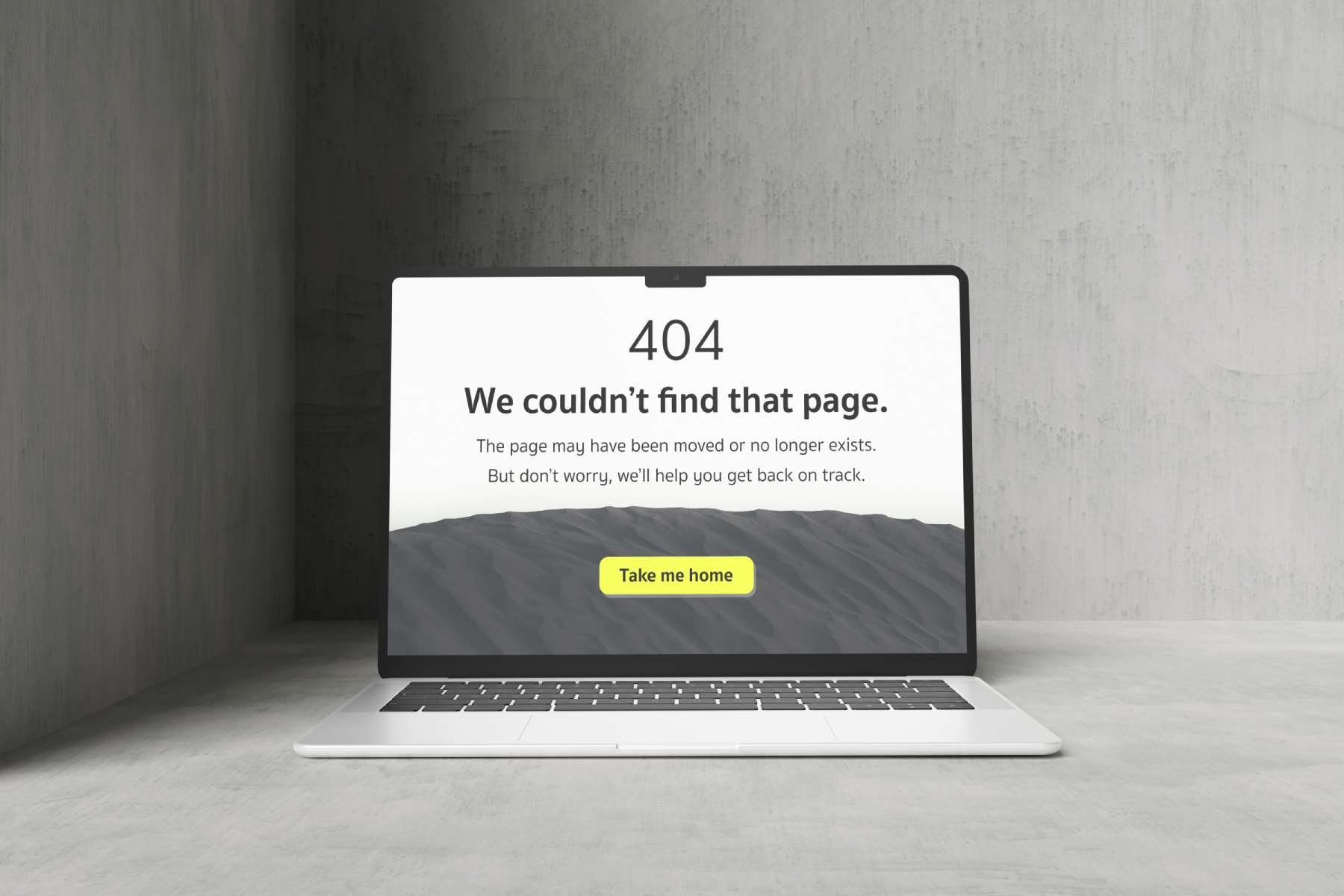 Brand-aligned 404 Experience branding dailyui design typography ui ux web website