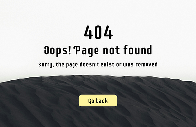 404 Page Design branding dailyui design typography ui ux web website