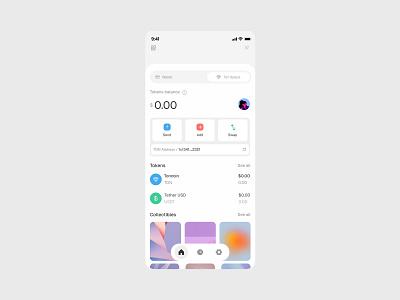 Crypto Wallet UI crypto design mobile app ui ui design