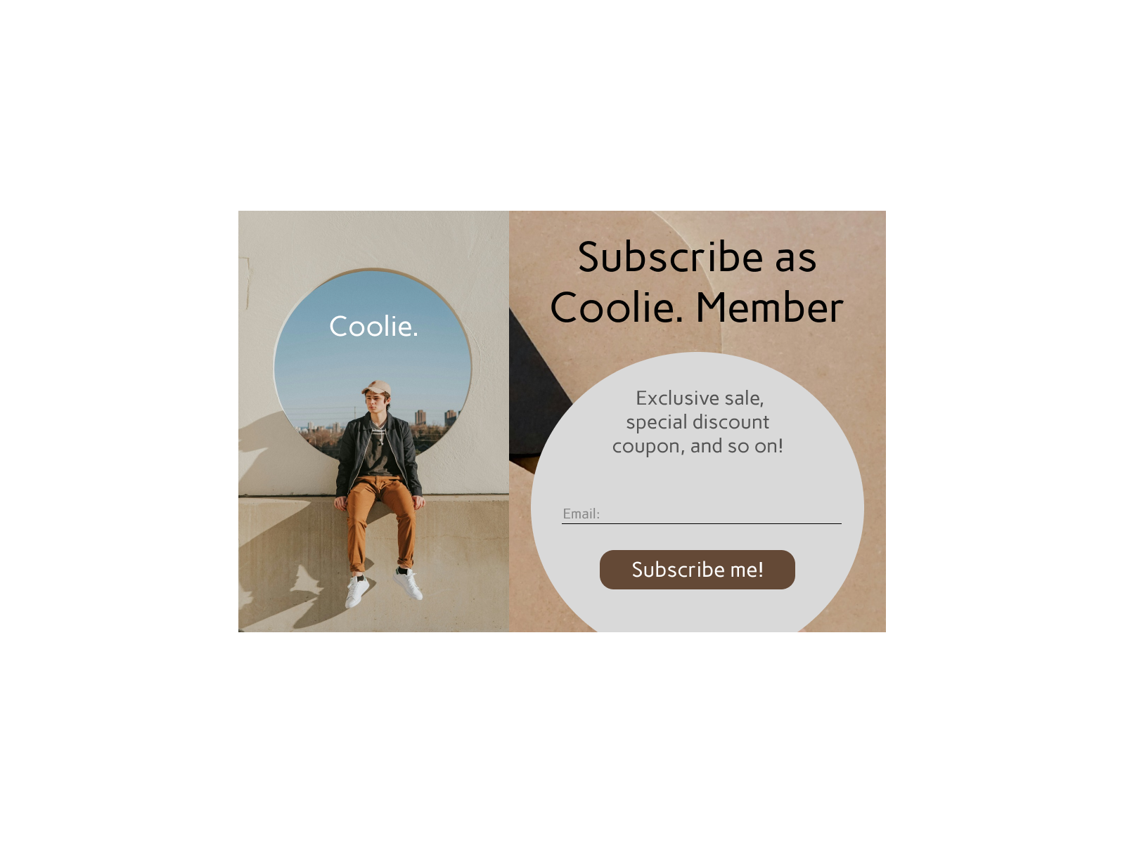 Minimalist Newsletter Subscription UI branding dailyui design ui ux website