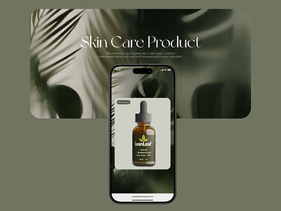 Product card | Skincare Brand — UI/UX Design for Healthcare b2c beauty cosmetics health and beauty healthcare healthcare branding healthtech medtech natural products personal care product product web site skincare skincare brand skincare ecommerce ui ux web web design wellness