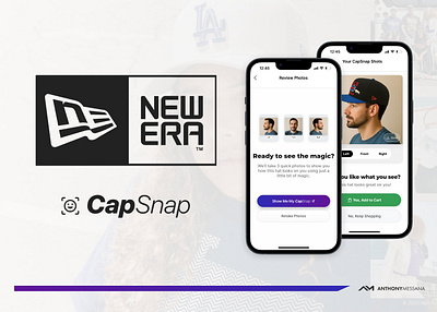 New Era - CapSnap app design apparel ecommerce new era ui