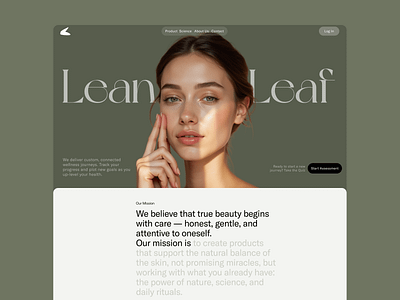 Home Page | Skincare Brand — UI/UX Design for Healthcare b2b b2c cosmetics health and beauty healthcare healthcare branding healthtech hero medtech natural products personal care skincare skincare brand skincare ecommerce ui ux web web design