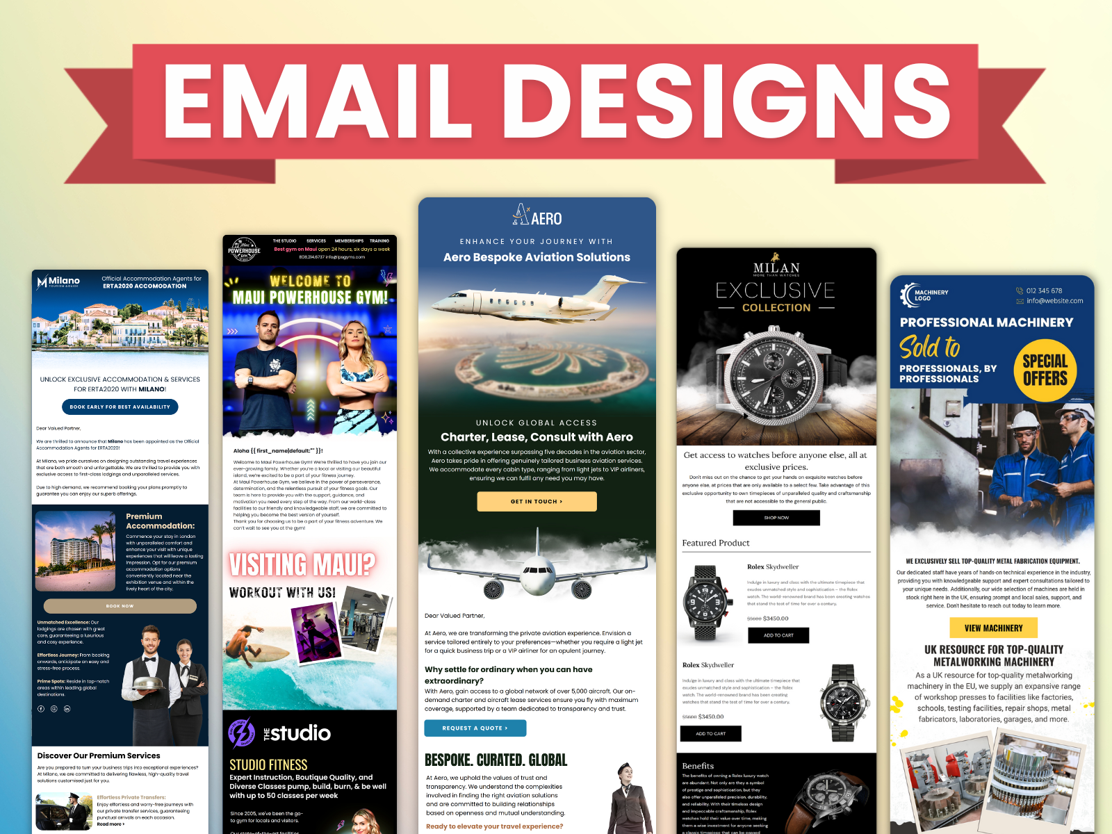 Example of Email Newsletter Templates 