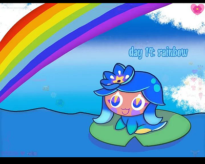 Maycean Day 14: rainbow art post art tag digital art drawing fan art illustration