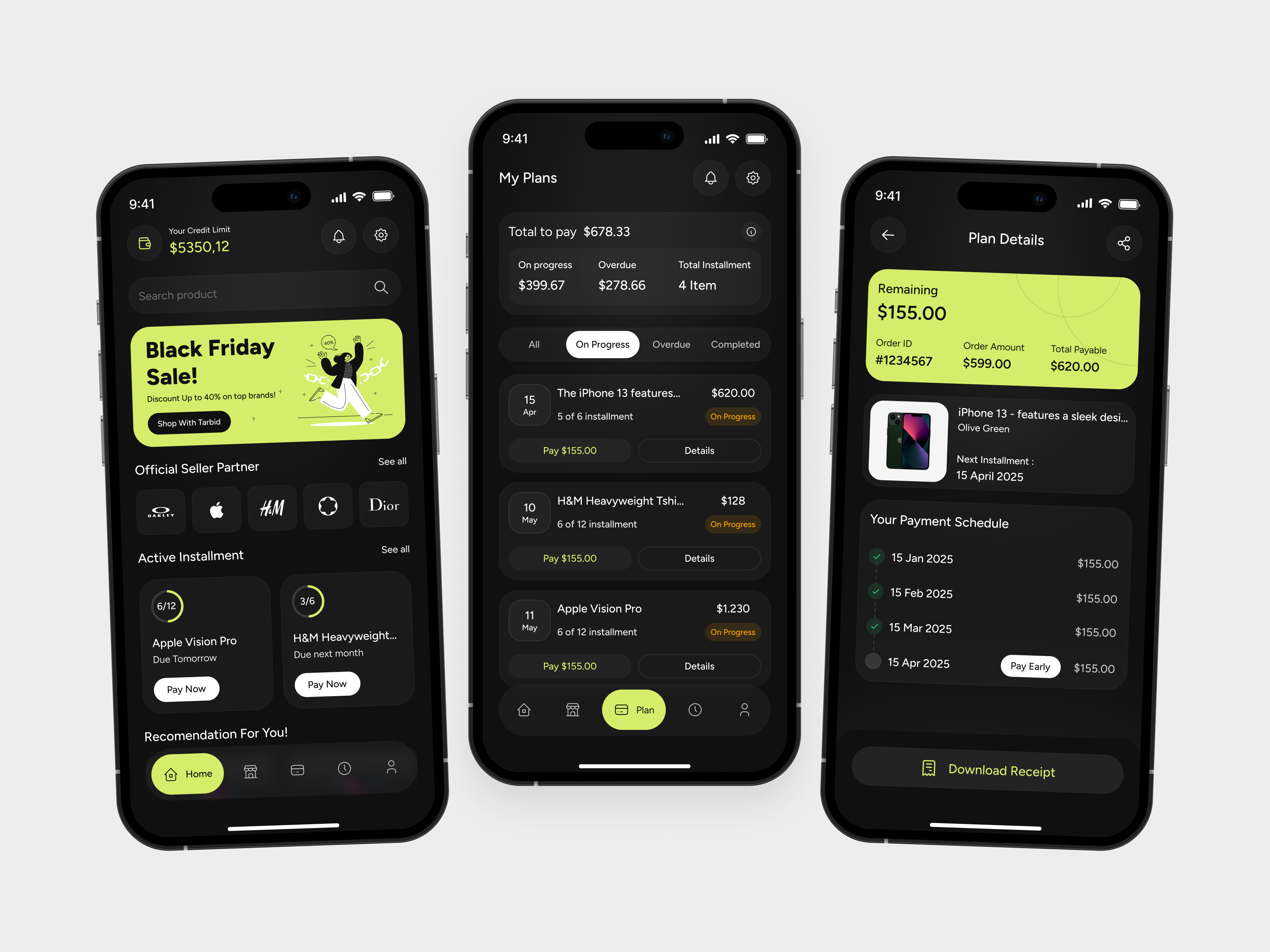 Tarbid - BNPL Mobile App billing bnpl checkout checkout screen credit approval deferred payment digital wallet finance app fintech installment installment plan invoice loan payment payment flow purchase shopping shopping finance splitpay wallet