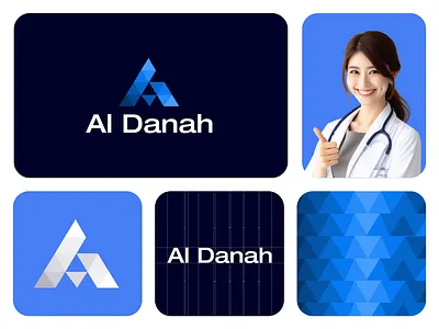 Ai Danah Modern Letter A Logo Design asdesignteam