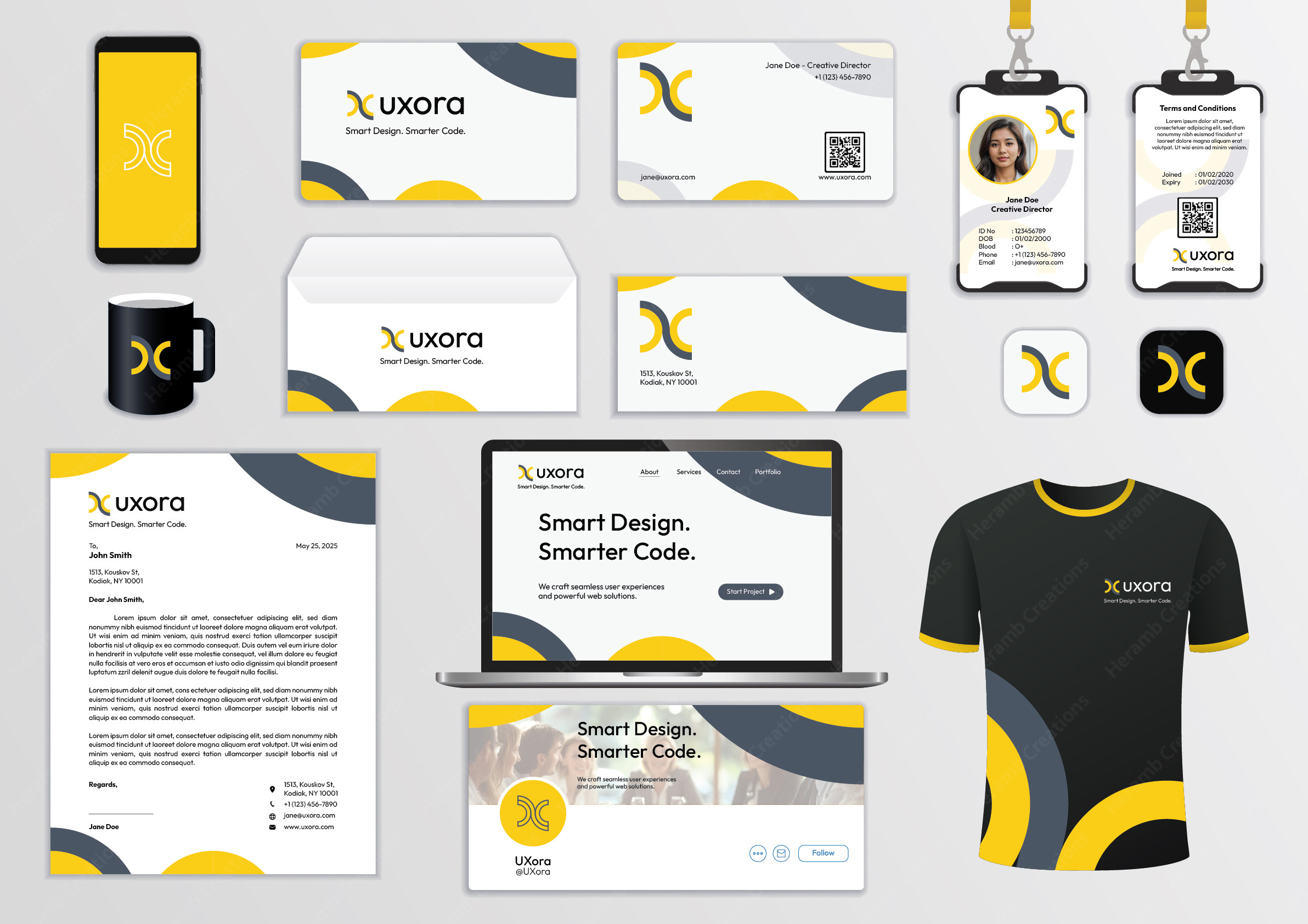 Example of Visual Brand Identity Creation