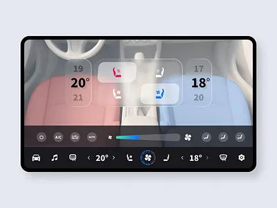 Automotive HMI UI design hmi product design ui ux