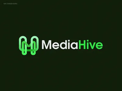 MediaHive — Modern Minimal & Meaningful MH logo - HM letter mark brand identity branding branding design creative agency custom logo digital identity gradient logo hm lettermark logo logo design logo designer logotype mh logo minimal logo modern logo monogram logo tech startup unused logo visual identity