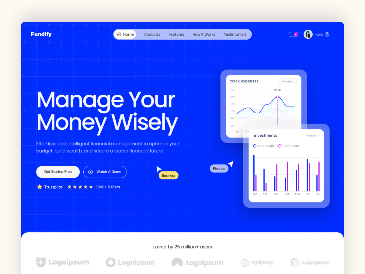 Example of Landing Page Design